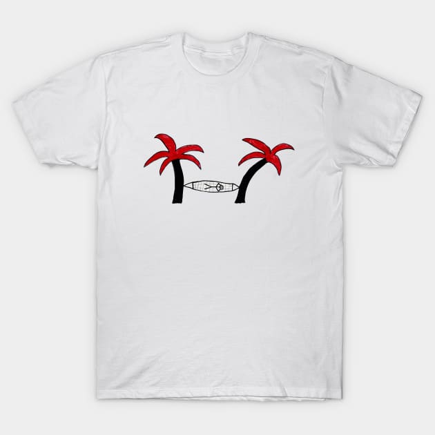 Big Chillin In Paradise T-Shirt by G-Worthy